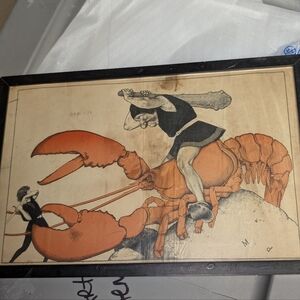 Vintage Lobster Art Print